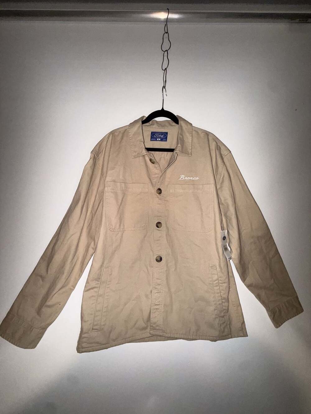 Ford Bronco Heavy Twill Chore Jacket Shale XL